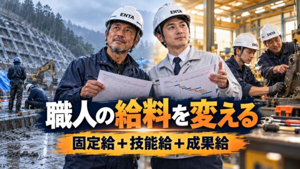 職人の給料を変える