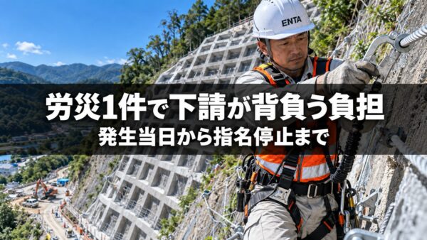 労災1件で下請が背負う負担