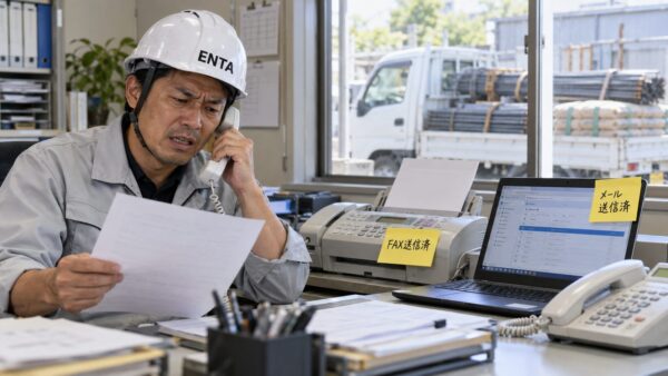 材料屋の営業マンとの連絡トラブル