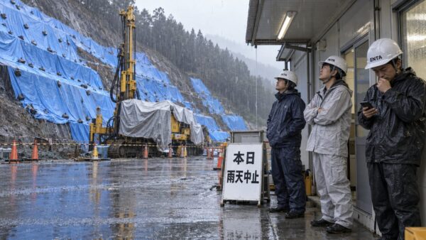 雨天中止で収入が減る日給制の職人